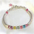 Jelly Bean Crystal Cube Bangle Bracelet - VP's Jewelry