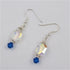 Swarovski Crystal Earrings Blue Crystal Accents - VP's Jewelry