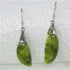 Buy designer cut atlantisite green gemstone earrings