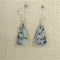 Handcrafted Black & White Zebra Jasper Earrings