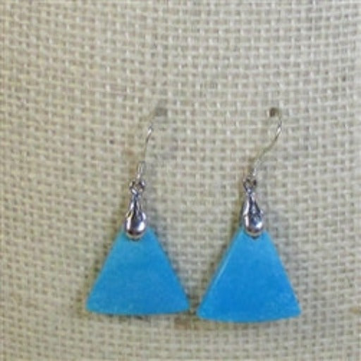Buy Turquoise Drop Earrings in a Rick Turquoise Color = VP