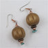 Copper and Wood Earrings - VP's Jewelry