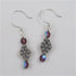 Amethyst Fire Polished Bead and Bali Sterling Earrings - VP's Jewelry