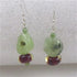 Green Quatz Earrings