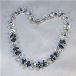 Rock Crystal Quartz Gemstone Bead Necklace - VP's Jewelry  