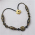 Fair Trade Handmade Kazuri Black Bead Necklace