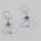 Blueberry & Rock Crystal Quartz Earrings - VP's Jewelry