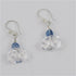 Blueberry & Rock Crystal Quartz Earrings - VP's Jewelry