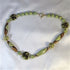 Fair trade green Kazuri bead necklace