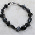 Black Onyx Cube Bracelet for a Man - VP's Jewelry