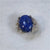 Men's  Blue Lapis Lazuli Sterling Silver Ring