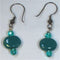 Buy Kazuri earrings fair trade beads turquoise