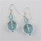 Aqua Glass Bead Earrings - VP's Jewelry