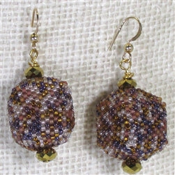buy gold beaded bead earrings
