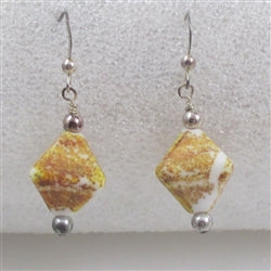 Handmade Golden Artisan Earrings - VP's Jewelry  