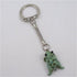 Key Chain with Green Frog Charm - VP's Jewelry