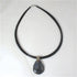 Gemstone Pietersite Pendant on Black Multi-strand Neck Wire - VP's Jewelry
