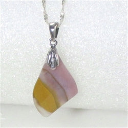 Handcrafted Designer Cut Agate Gemstone  Pendant Necklace Timeless  - VP's Jewelry
