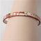 Red & Cream Child's Leather Bracelet - VP's Jewelry