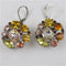 Shades of Gold Crystal Drop Earrings - VP's Jewelry