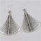 Bold Antique Silver Drop Earrings - VP's Jewelry