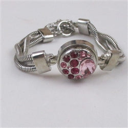 Buy multi-stone rainbow crystal   silver bangle bracelet