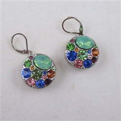 Green Multi-stone Crystal Earrings - VP's Jewelry