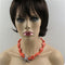 Orange Kazuri Bead Necklace Bold Starfish - VP's Jewelry