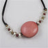 Big Bold Tagua Nut Necklace in Pink - VP's Jewelry