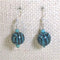 Peacock Fair Trade Kazuri Earrings in a classic style