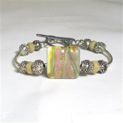 Handmade Artisan Silver Bangle Bracelet - VP's Jewelry