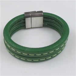Bright Green Regaliz Cuff Bracelet - VP's Jewelry