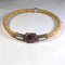 Beige Portuguese Cork & Large Kazuri Men's Necklace - VP's Jewelry