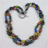 Variety of African Trade Beads in a Double Strand Necklace - VP's Jewelry