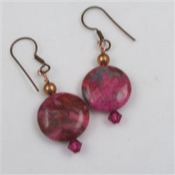 Ruby Crazy Lace Earrings - VP's Jewelry