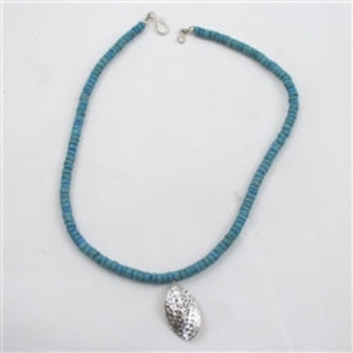 Sea Blue Surfer Necklace - VP's Jewelry