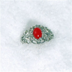 Buy Red Opal Fashion Ring