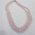Rose quartz classic graduating bead necklace