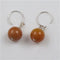 Classic gemstone round earrings Agate Earrings