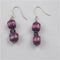 New Lilac Fair Trade Kazuri Bead Earrings - VP's Jewelry