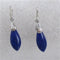 Deisgner Cut Lapis Lazuli Teardrop Earrings - VP's Jewelry