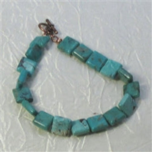 African Turquoise Beaded Bracelet - VP's Jewelry 