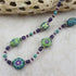 Handmade Bead Necklace with Amethyst and Turquoise - VP's Jewelry