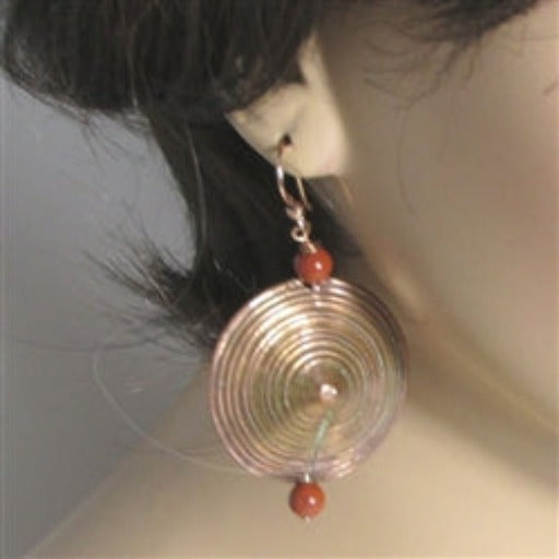Big Bold Copper Disk Earrings - VP's Jewelry