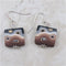 Earthy Brown & Tan Handcrafted Bead Earrings - VP's Jewelry  