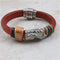 Spicy Orange Leather Bracelet Woman's Regaliz Leather Bracelet - VP's Jewelry 