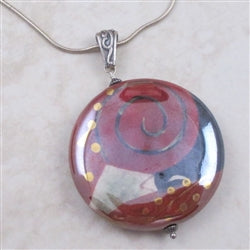 Red LHandmade Pendant Necklace Handmade - VP's Jewelry