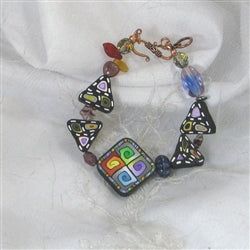 Whimsical Handmade Clay Bracelet - VP's Jewelry