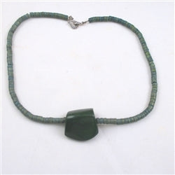 Green Surfer Necklace Man's Necklace - VP's Jewelry