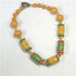 Citrus Kazuri Necklace Fair Trade Kazuri Bead Necklace - VP's Jewelry